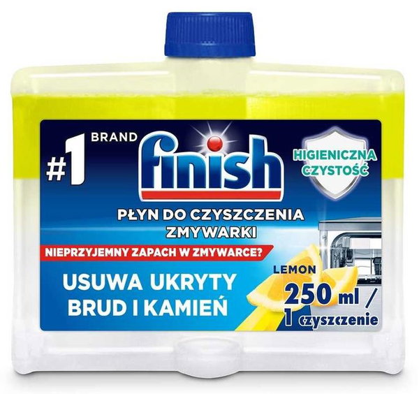 Finish pyn do czyszczenia zmywarek 250 ml cytrynowy