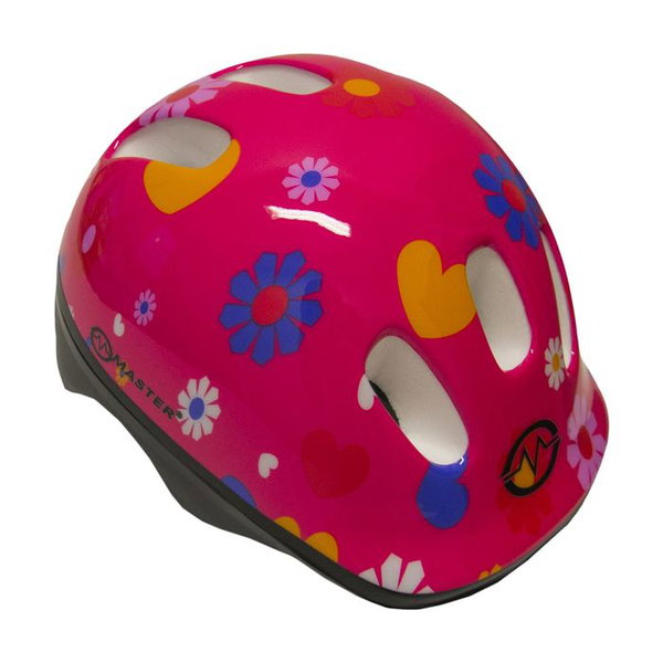 Kask rowerowy master flip - m - rozowy