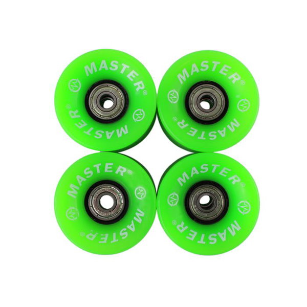 Zapasowe koka do deskorolki master - 60 x 45 mm - zielone
