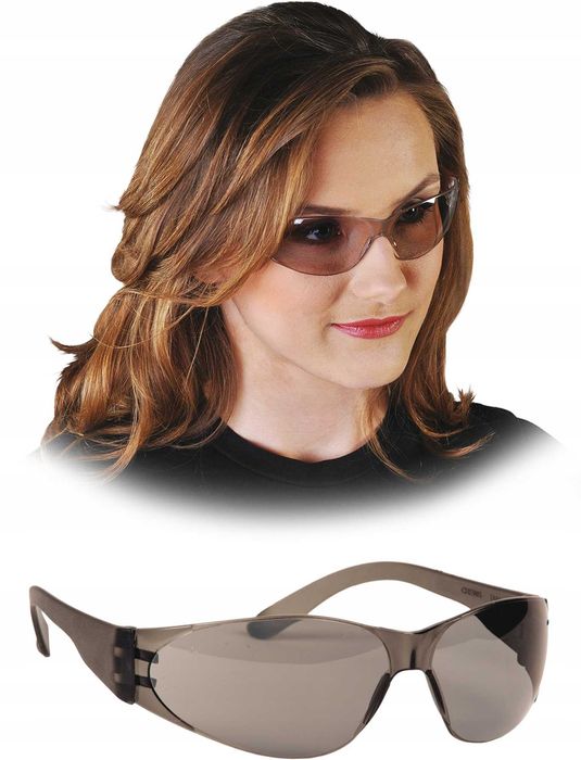Okulary ochronne / stalowo-szary / mcr-checklite-ss