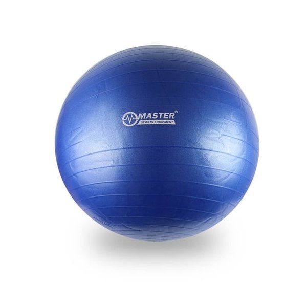 Pika gimnastyczna master super ball 85 cm niebieska