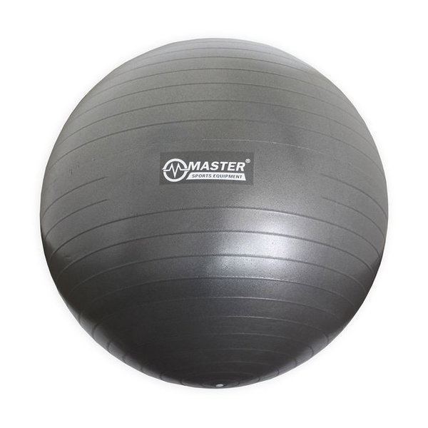 Pika gimnastyczna master super ball 65 cm szara