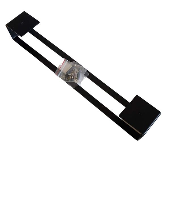 Wieszak na reczniki czarny 40cm
