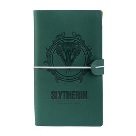 Harry Potter - Skorzany notatnik podrozny Slytherin 12x19,6 cm