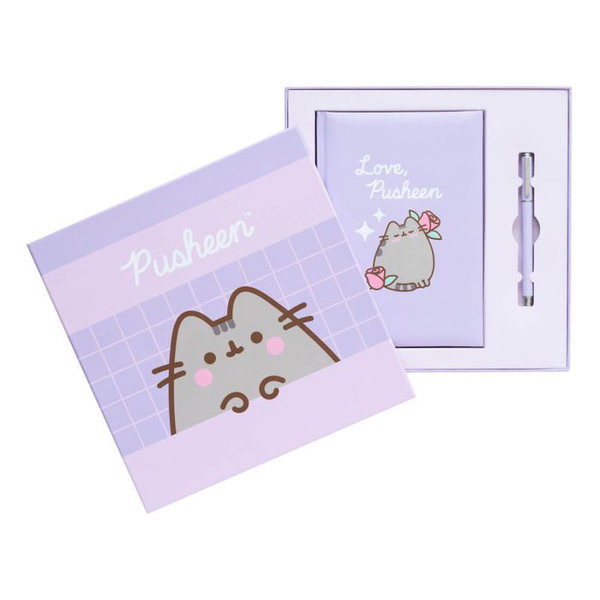 Pusheen - Zestaw notatnik A5 + dugopis z kolekcji Moments