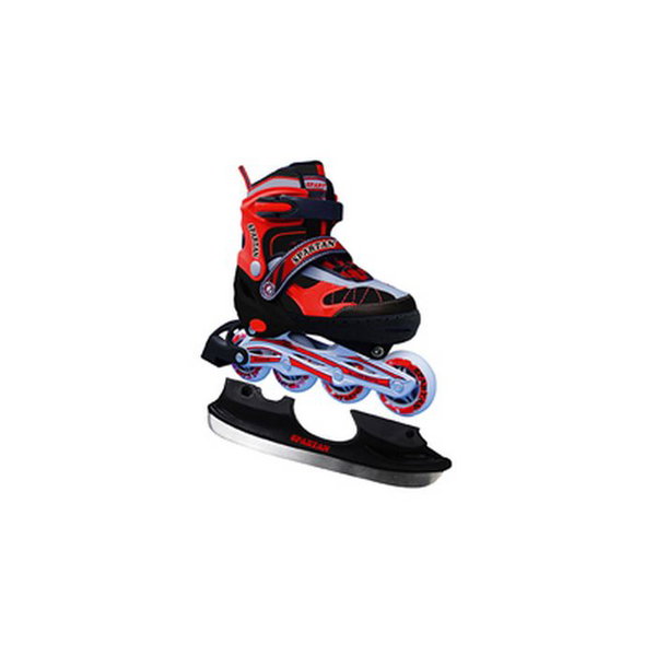 yzworolki spartan 2 w 1 - czarne - s (30-33)