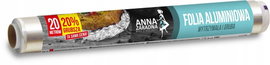 Az folia aluminiowa 20% grubsza 20m rolka