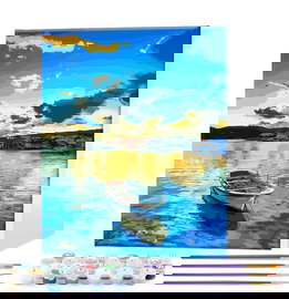 Diy akrylowe malowanie wedug numerow odka