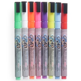 Markery do tablicy koncowka 3mm zestaw 8szt. - hendi 664278
