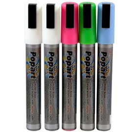 Markery do tablicy koncowka 2-6mm zestaw 5szt. - hendi 664216