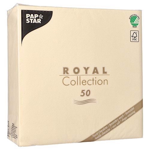 Serwetka gastronomiczna 40x40 royal szampan 50szt