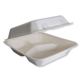 Menu box biodegradowalny trojdzielny pulpa 50szt