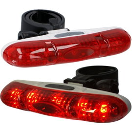 Lampka rowerowa na tył 5 led dunlop