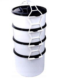 Menażka 4-częściowa 3x1,2l+1,5l