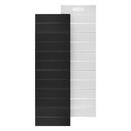 Nc17103 karimata składana turystyczna z podbiciem aluminiowym + xpe 195 cm czarn