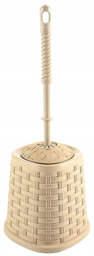 Szczotka WC RATTAN -beż 147x147x400