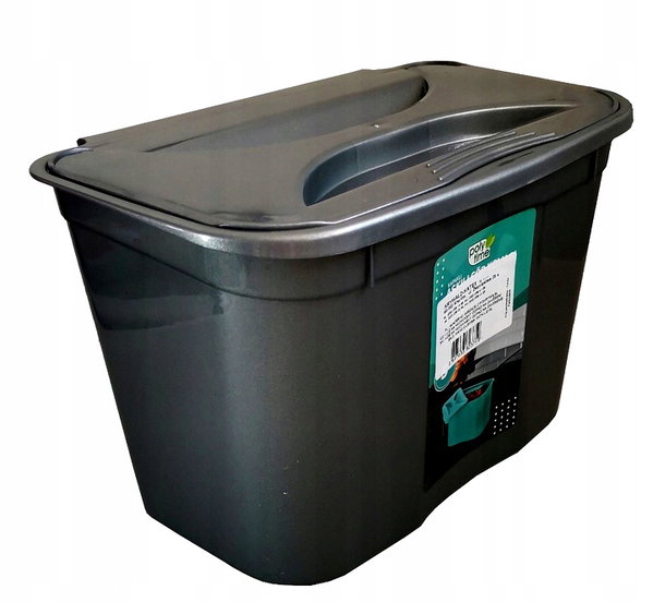 Wiaderko wiszące z/p 5 l - SZARE 270X180X170MM