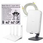 Router Nokia 5G14 SIM 5G 4G LTE ODU-IDU POE bez simlocka + Huawei AX3 WiFi6