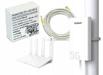 Router zewnętrzny Huawei 5G 4G LTE z agregacją 5 pasm Antena ODU-IDU WiFi 6