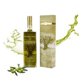 Ekskluzywna Grecka Oliwa z Oliwek Extra Virgin 500ml ze złotem Limitowana Seria