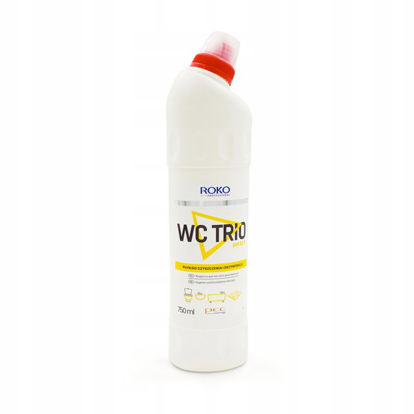 ROKO WC TRIO Profesjonalny płyn do toalet WC 750 ml