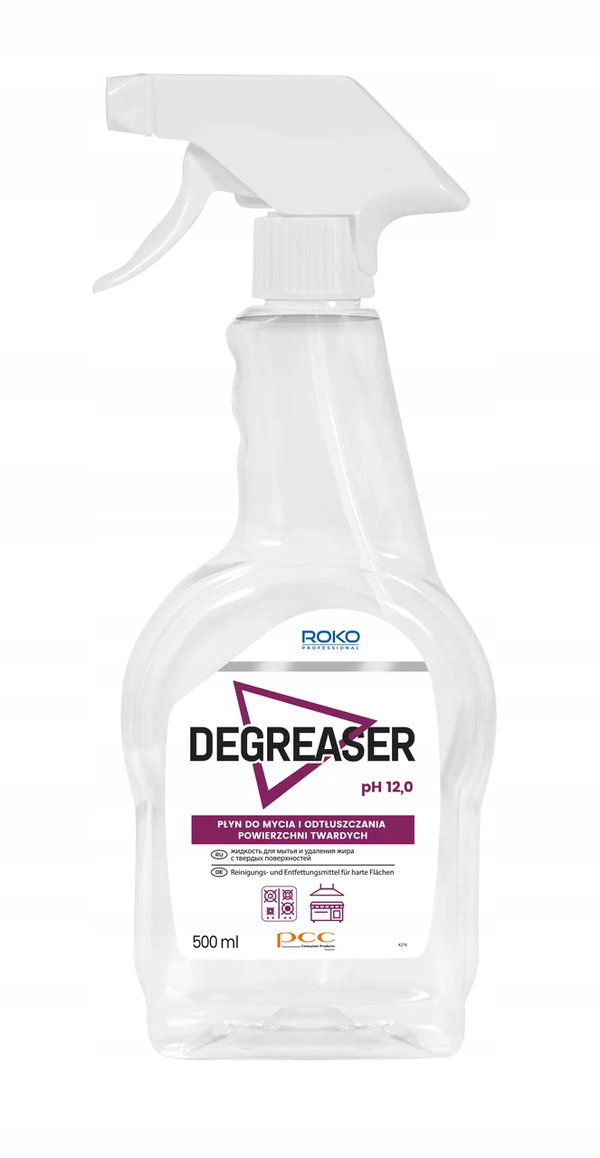 ROKO DEGREASER 0,5L ze spryskiwaczem Płyn odtłuszczający, stal PCC