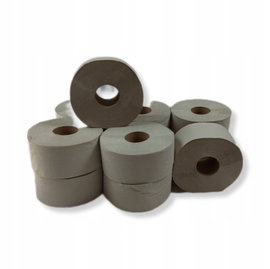 Papier Toaletowy Szary Makulatura Jumbo 1 warstwa do podajnika BIG 12szt
