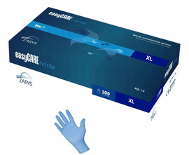 RĘKAWICE rękawiczki NITRYLOWE BEZPUDROWE blue XL