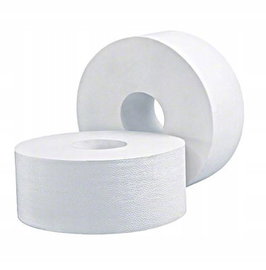 Papier Toaletowy JUMBO BIAŁY 2W hybryda 100m wydajny 1 rolka