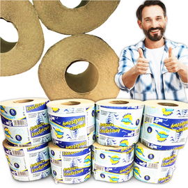 POLSKI PAPIER TOALETOWY DELFIN 8 ROLEK SZARY MAKULATURA 1W EKOLOGICZNY