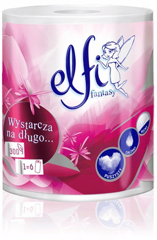 ELFI Ręcznik papierowy kuchenny DŁUGI 300 listków