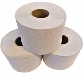 Papier toaletowy ekologiczny makulatura bielona 1w 50mb wydajny
