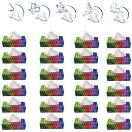 8 x150 SZT CHUSTECZKI HIGIENICZNE WYCIĄGANE W PUDEŁKU 2 WARSTWY