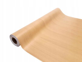 Samoprzylepna folia meblowa buk średni 90x210 cm - dekoracyjna, laminowana