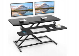 Biurko ERGOMAKER 91 cm nakładka stojąca-siedząca, regulowana wysokość