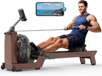 Wioślarz wodny JOROTO MR390 drewniany 22L Bluetooth 150kg