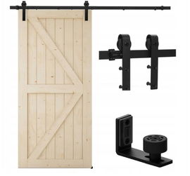 DRZWI PRZESUWNYCH SYSTEM BARN DOOR LOFT ZESTAW 2M