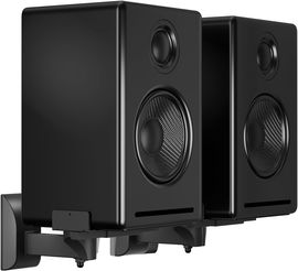 Uchwyty ścienne zaciskowe do głośników kolumn, Regulowane, 30 kg, 2 Sztuki