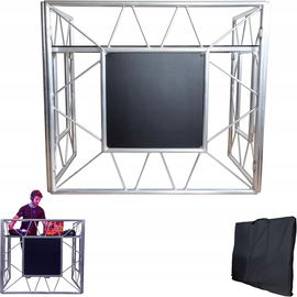 Stół stanowisko DJ składane miejsce na logo 110x65x125cm Stabilne