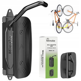 Uchwyt ścienny na rower pionowy składany obrotowy 30 kg garaż