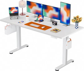BIURKO ELEKTRYCZNE REGULOWANE 160X80CM DO PRACY GAMINGU ERGONOMICZNE