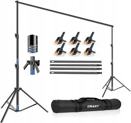STOJAK TŁO FOTOGRAFICZNE 3X3,6M REGULOWANY DO STUDIO WIDEO