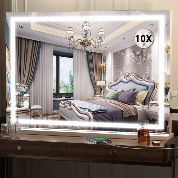 LUSTRO LED DO MAKIJAŻU PODŚWIETLANE ŚCIENNE 80X55