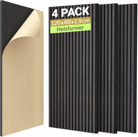 4x PANELE AKUSTYCZNE ŚCIENNE 120x60CM DO STUDIO NAGRAŃ PIANKOWE