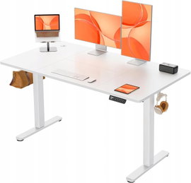 BIURKO ELEKTRYCZNE REGULOWANE 140x70 BIURKO STANDING DESK Z PAMIĘCIĄ
