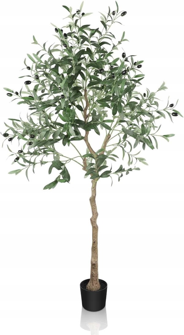 YOLEO sztuczne drzewko oliwne 150 cm realistyczne do wnętrz TYP2