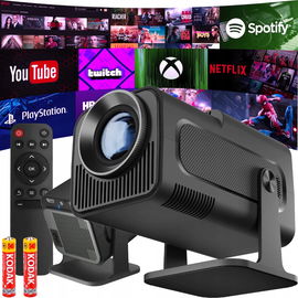 Rzutnik Projektor WiFi Pilot Android TV 150 cali 4K FULL HD HY320 Mini LED