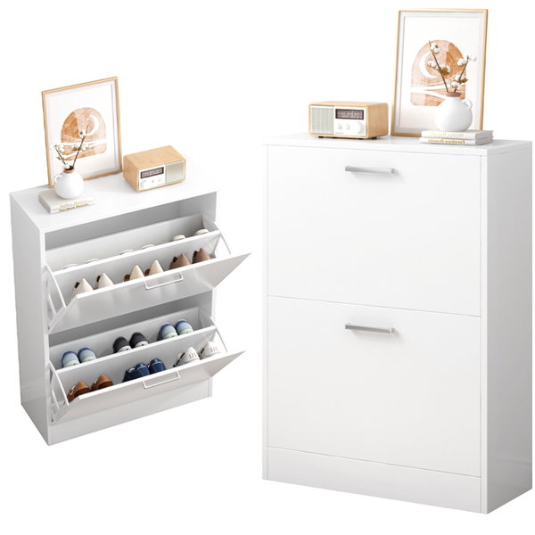 Szafka na buty biała garderoba regał na obuwie komoda nowoczesna loft 60 cm