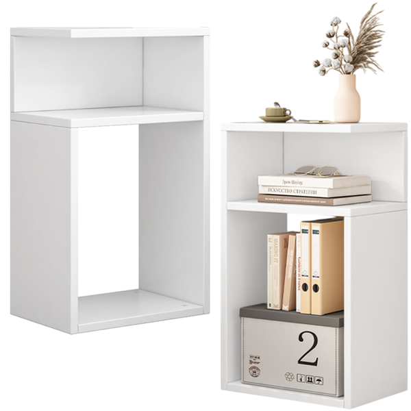 SZAFKA NOCNA STOLIK LOFT BIAŁA DO SYPIALNI SALONU NOWOCZESNA 50 CM