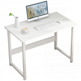Biurko komputerowe białe stolik loft pod laptop komputer skandynawski 80 cm